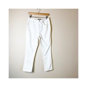 Frye Women's Crisp White Cropped Jeans